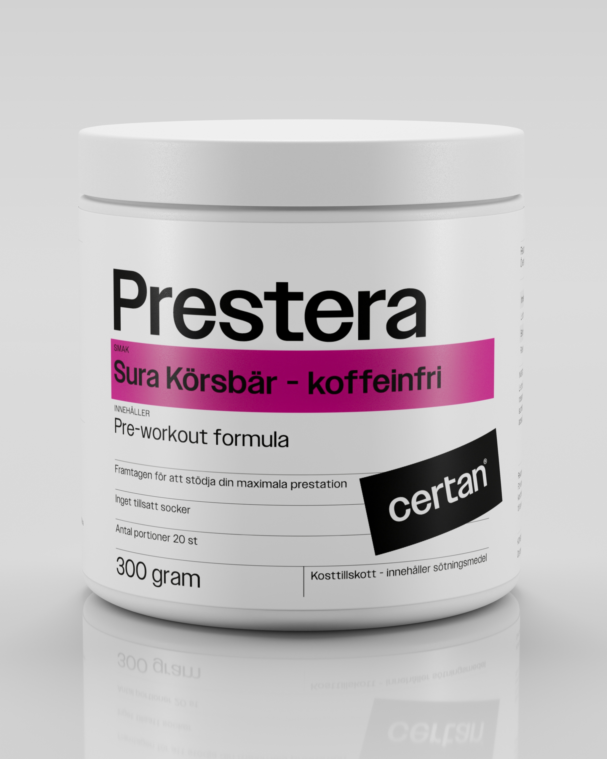 Koffeinfri Prestera Sura Körsbär