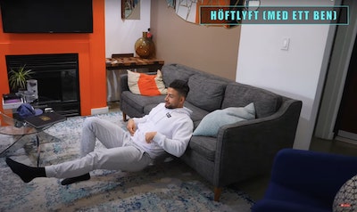 Höftlyft nere
