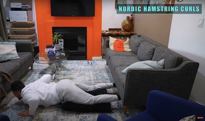 Nordic hamstring nere