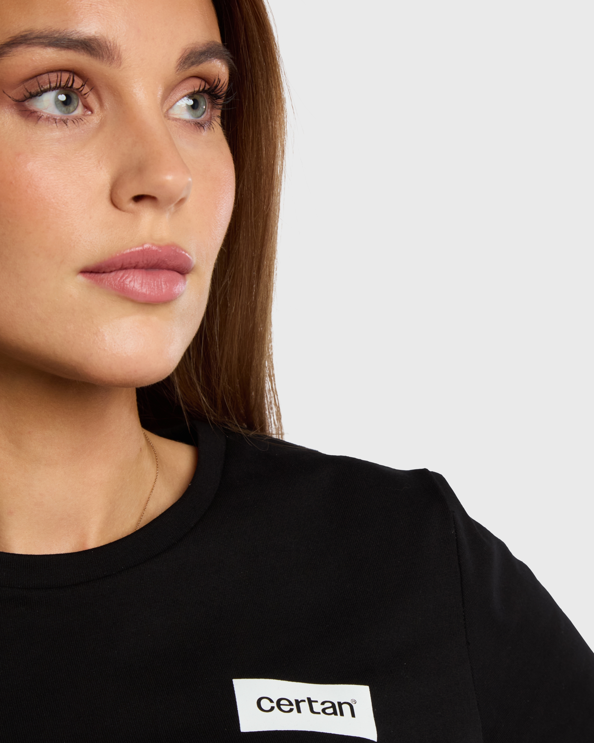T-Shirt Woman Classic Fit Black - Bild 3